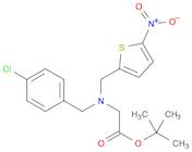 1,1-Dimethylethyl-N-[(4-chlorophenyl)methyl]-N-[(5-nitro-2-thienyl)methyl])glycinate