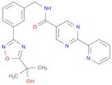 N-(3-(5-(2-hydroxypropan-2-yl)-1,2,4-oxadiazol-3-yl)benzyl)-2-(pyridin-2-yl)pyriMidine-5-carboxaMide