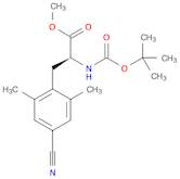 (S)-methyl 2-((tert-butoxycarbonyl)amino)-3-(4-cyano-2,6-dimethylphenyl)propanoate