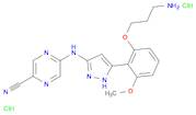 5-(5-(2-(3-aMinopropoxy)-6-Methoxyphenyl)-1H-pyrazol-3-ylaMino)pyrazine-2-carbonitrile hydrochloride