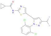 N-(5-(1-(2,6-dichlorophenyl)-3-(difluoroMethyl)-1H-pyrazol-5-yl)thiazol-2-yl)cyclopropanecarboxaMide