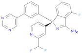 (S)-1-(2-(difluoromethyl)pyridin-4-yl)-4-fluoro-1-(3-(pyrimidin-5-yl)phenyl)-1H-isoindol-3-amine