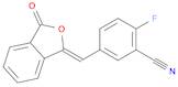 (Z)-2-fluoro-5-((3-oxoisobenzofuran-1(3H)-ylidene)methyl)benzonitrile