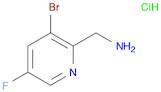 (3-broMo-5-fluoropyridin-2-yl)MethanaMine hydrochloride