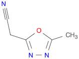(5-methyl-1,3,4-oxadiazol-2-yl)acetonitrile