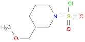 3-(Methoxymethyl)-1-piperidinesulfonyl Chloride