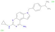 7H-Pyrrolo[3,2-f]quinazoline-1,3-diaMine, N3-cyclopropyl-7-[[4-(1-Methylethyl)phenyl]Methyl]-, (Hydrochloride) (1