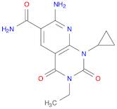 7-AMino-1-cyclopropyl-3-ethyl-1,2,3,4-tetrahydro-2,4-dioxopyrido[2,3-d]pyriMidine-6-carboxaMide