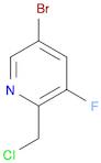5-BroMo-2-(chloroMethyl)-3-fluoropyridine