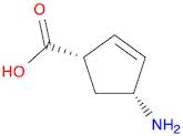 2-Cyclopentene-1-carboxylicacid,4-amino-,(1S,4R)-(9CI)