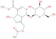 (1S)-1α-(β-D-Glucopyranosyloxy)-5β-hydroxy-7-(acetoxymethyl)-1,4aα,5,7aα-tetrahydrocyclopenta[c]pyran-4-carboxylic acid methyl ester