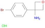 3-(4-Bromophenyl)oxetan-3-amine hydrochloride, 1-(3-Aminooxetan-3-yl)-4-bromobenzene hydrochloride