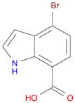 1H-Indole-7-carboxylic acid, 4-broMo-