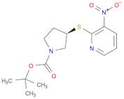 (R)-3-(3-Nitro-pyridin-2-ylsulfanyl )-pyrrolidine-1-carboxylic acid ter t-butyl ester