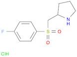 2-(4-Fluoro-benzenesulfonylMethyl)-pyrrolidine hydrochloride