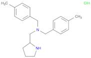 Bis-(4-Methyl-benzyl)-pyrrolidin-2-ylMethyl-aMine hydrochloride