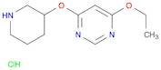 4-Ethoxy-6-(piperidin-3-yloxy)-pyriMidine hydrochloride