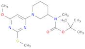 [1-(6-Methoxy-2-Methylsulfanyl-pyriMidin-4-yl)-piperidin-3-yl]-Methyl-carbaMic acid tert-butyl est…