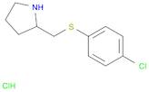 2-(4-Chloro-phenylsulfanylMethyl)-pyrrolidine hydrochloride