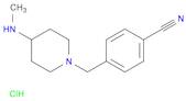 4-(4-MethylaMino-piperidin-1-ylMethyl)-benzonitrile hydrochloride