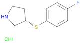 (S)-3-(4-Fluoro-phenylsulfanyl)-pyrrolidine hydrochloride