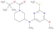 3-[(6-Methoxy-2-Methylsulfanyl-pyriMidin-4-yl)-Methyl-aMino]-piperidine-1-carboxylic acid tert-but…