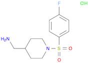 C-[1-(4-Fluoro-benzenesulfonyl)-piperidin-4-yl]-MethylaMine hydrochloride