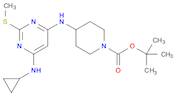 4-(6-CyclopropylaMino-2-Methylsulfanyl-pyriMidin-4-ylaMino)-piperidine-1-carboxylic acid tert-buty…