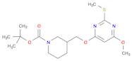 3-(6-Methoxy-2-Methylsulfanyl-pyriMidin-4-yloxyMethyl)-piperidine-1-carboxylic acid tert-butyl ester