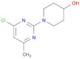 1-(4-Chloro-6-methyl-pyrimidin-2-yl)-piperidin-4-ol