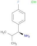 (1S)-1-(4-FLUOROPHENYL)-2-METHYLPROPYLAMINE-HCl