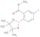 Benzoic acid, 5-fluoro-2-(4,4,5,5-tetraMethyl-1,3,2-dioxaborolan-2-yl)-, Methyl ester