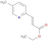 (E)-ethyl 3-(5-methylpyridin-2-yl)acrylate