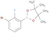 2-(3-BroMo-2-fluoro-phenyl)-4,4,5,5-tetraMethyl-[1,3,2]dioxaborolane