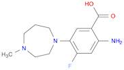 2-Amino-4-fluoro-5-(4-methyl-[1,4]diazepan-1-yl)-benzoic acid