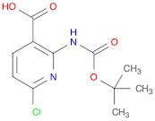 2-((tert-Butoxycarbonyl)amino)-6-chloronicotinic acid