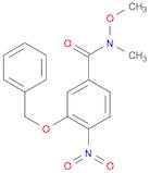 3-(Benzyloxy)-N-methoxy-N-methyl-4-nitrobenzamide