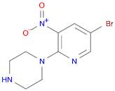 1-(5-Bromo-3-nitropyridin-2-yl)piperazine