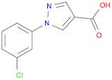 1-(3-chlorophenyl)-1H-pyrazole-4-carboxylic acid