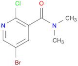 5-BROMO-2-CHLORO-N,N-DIMETHYL-3-PYRIDINECARBOXAMIDE