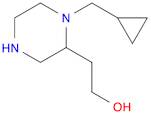 2-(1-(Cyclopropylmethyl)piperazin-2-yl)ethanol
