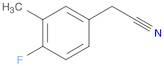 4-fluoro-3-methylphenylacetonitrile