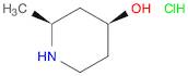 (2S,4S)-2-Methylpiperidin-4-ol hydrochloride