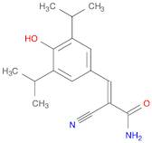 2-Propenamide, 2-cyano-3-(4-hydroxy-3,5-bis(1-methylethyl)phenyl)-