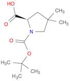 1,2-Pyrrolidinedicarboxylic acid, 4,4-diMethyl-, 1-(1,1-diMethylethyl) ester, (2R)-