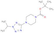 tert-butyl 4-[2-(propan-2-yl)-2H-1,2,3,4-tetrazol-5-yl]piperazine-1-carboxylate