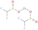 (difluoromethanesulfinyloxy)zincio difluoromethanesulfinate