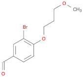 3-BroMo-4-(3-Methoxypropoxy)benzaldehyde