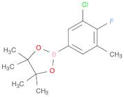 2-(3-Chloro-4-fluoro-5-methylphenyl)-4,4,5,5-tetramethyl-1,3,2-dioxaborolane