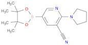 2-(Pyrrolidin-1-yl)-5-(4,4,5,5-tetramethyl-1,3,2-dioxaborolan-2-yl)nicotinonitrile